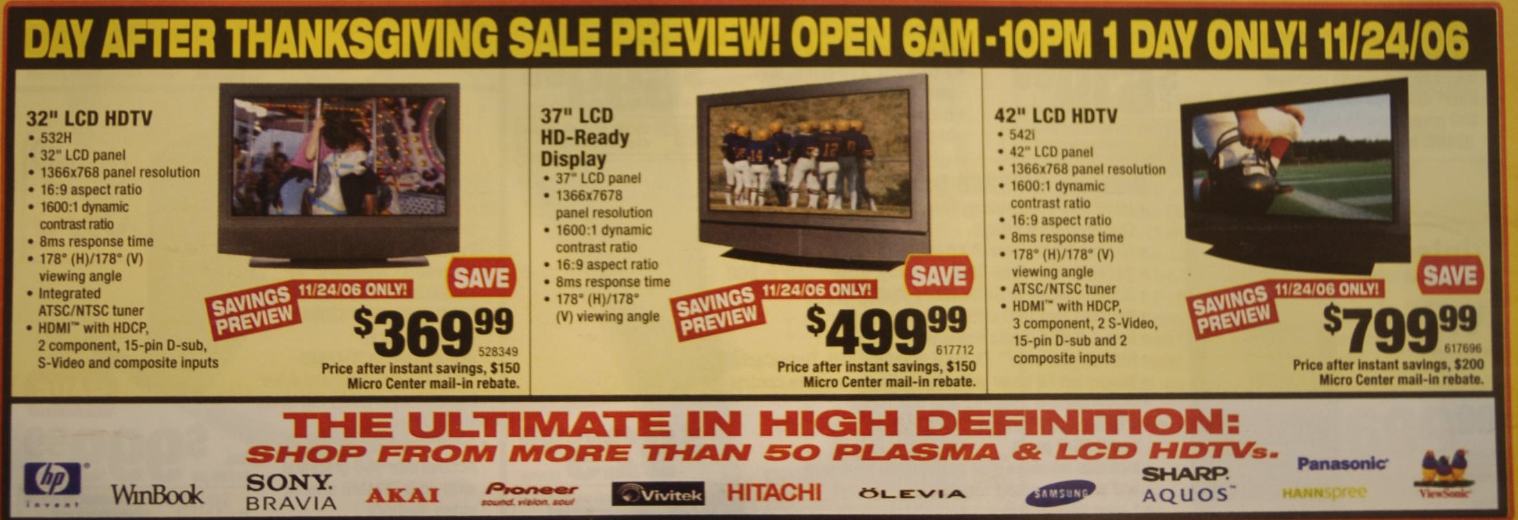 In-store Sales Flyer